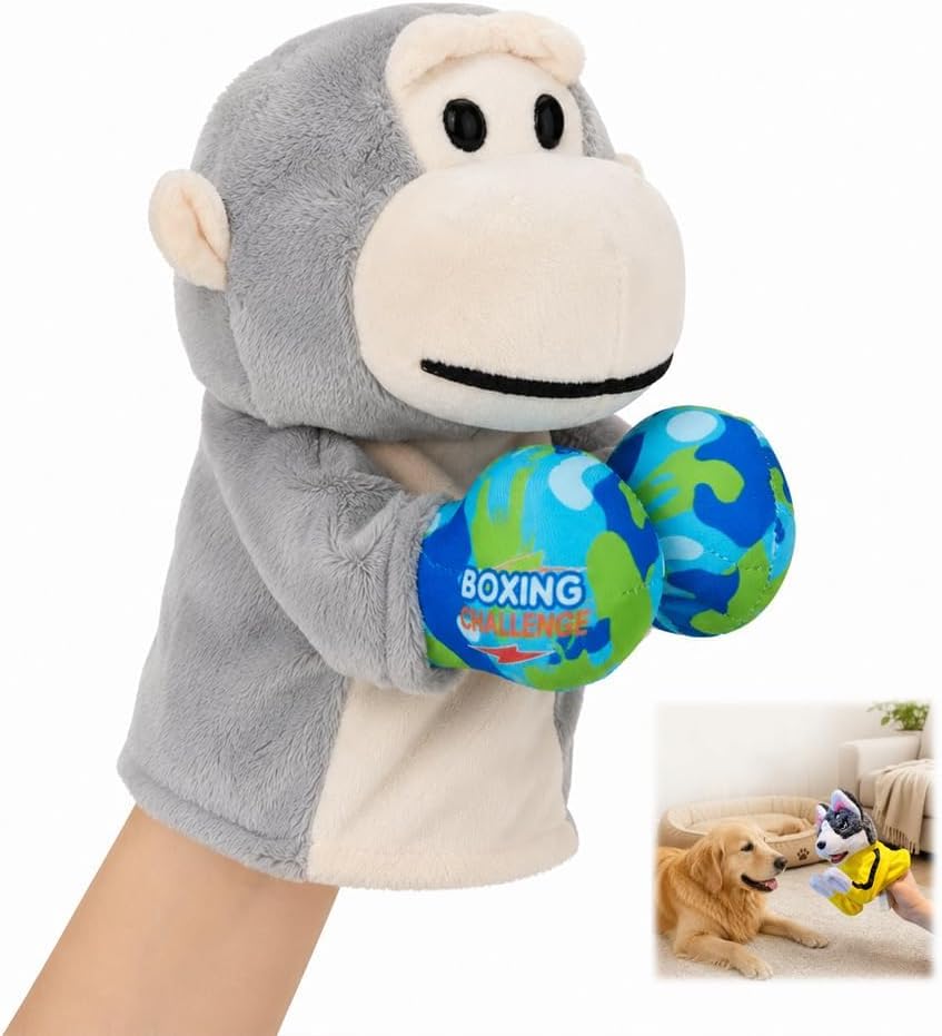 Kung Fu Husky Punching Puppet | Animal Boxing Hand Puppet