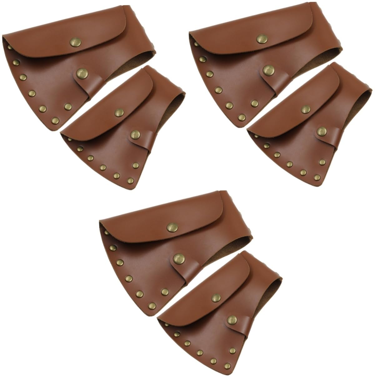 jojofuny Accessori Per 6 Pz manica d' protettore accessori da campeggio fornitura specialità Astuccio custodia protettiva in pelle caso d' portatile copricapo utensile Insieme ' Copertina