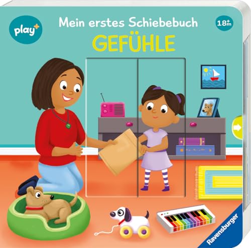 Ravensburger Play+ Mein erstes Schiebebuch: Gefühle, Buch ab 18 Monate,...