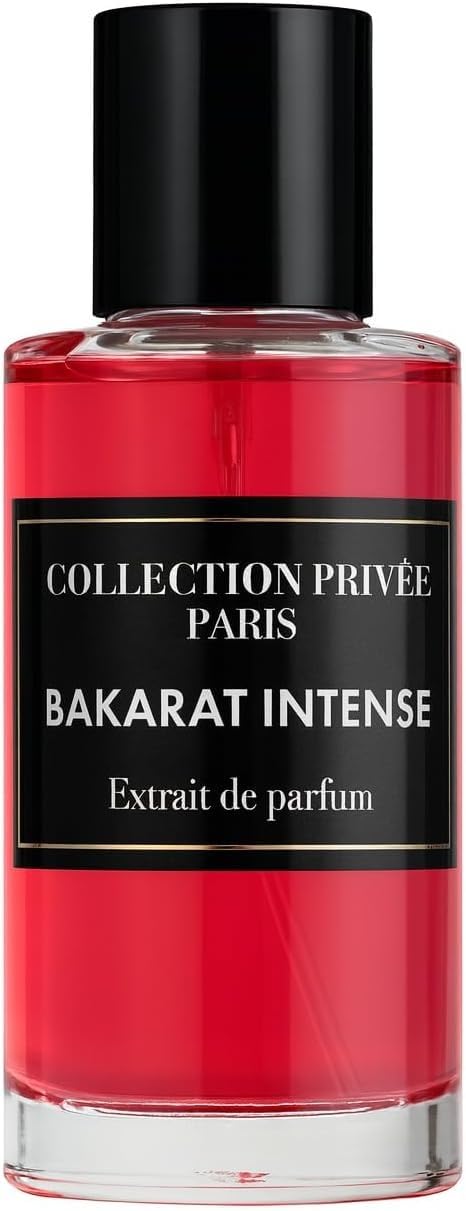 Bakarat Intense 50ml Collection Privée Paris – Extrait de Parfum Mixte – Parfum Ambré Sucré – Longue Tenue – Inspiration Parfum de Luxe