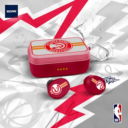 Image of SOAR NBA Wireless Sport Earbuds: Comfortable Fit & Convenient Charging