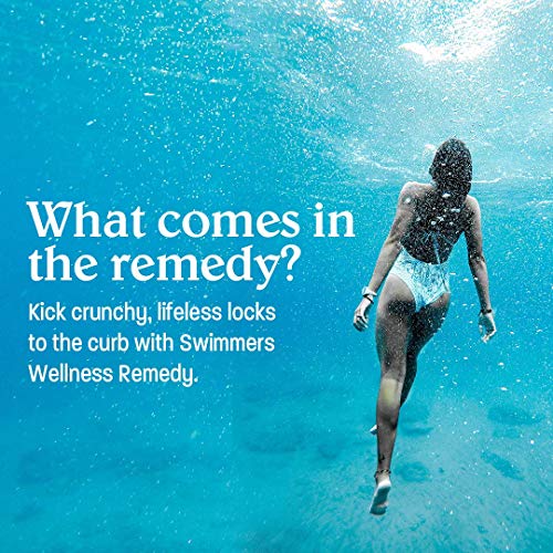 Malibu C Swimmers Wellness Hair Care Remedy - Vegan Hair Treatment To Remove Chlorine & Ocean Minerals - With Vitamin C Complex - Hydrating Chlorine Protection Masks - Restore Hair Moisture (12 Pack) #TOP2