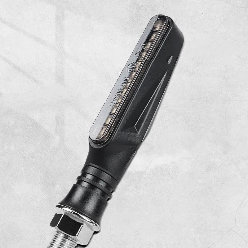 Intermitentes para Benelli TNT600 TNT300 TNT 600 300 TRK 502X 502 Indicador De Flujo De Agua Motocicleta Luz Intermitente LED Ámbar Intermitente Lámpara señal(2pcs Yellow)