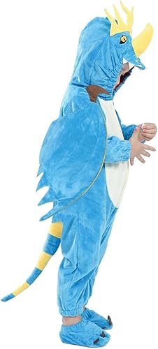 Miniatura 4 de Disfraz de dragón para bebé, disfraz de dragón recién nacido para bebés niños y niñas, disfraz de Halloween para bebés de 3 a 6 meses, color azul