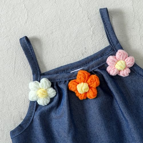 Image of Weebaby Toddler Girl Clothes Baby Summer Outfits Sleeveless Halter Top Ruffle Short Set Cute Kids Clothes Girls