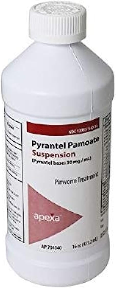 Pyrantel Pamoate Suspension, 50mg / mL, 16 Ounce