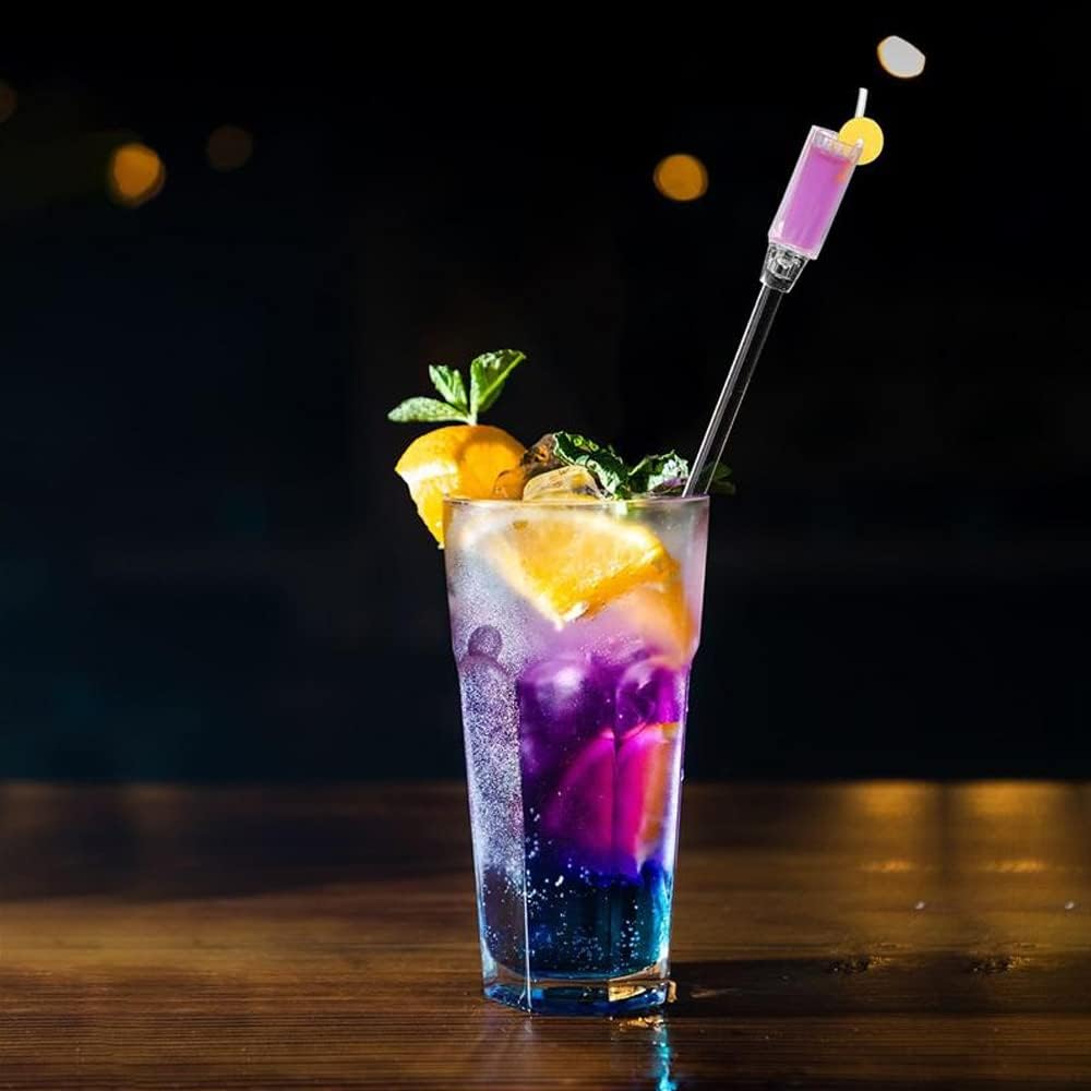 Cocktail Stirrer 10 Stück Bunter Acryl Cocktail Rührer 23CM Cocktailstäbchen für Party Bar Café Restaurant