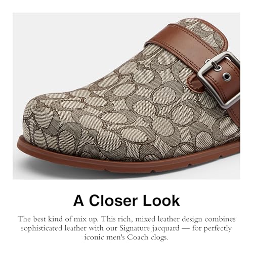 Coach Men's Buckle Clog4