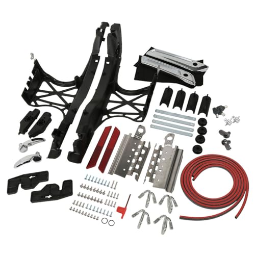 Kit bisagra y cierre para alforja motociclística TCMT miniatura 1