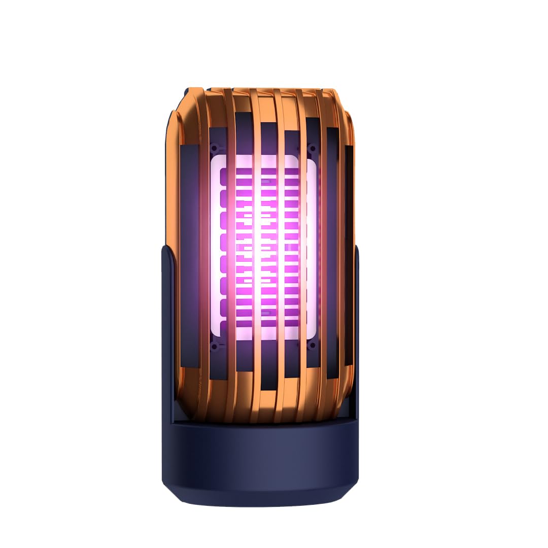 Mosquito Zapper Indoor Bug Zapper Electronic Mosquito Insect Fly Traps for Indoors Fruit Fly Killer Mosquito Zapper with Purple LED Light for Outdoor Living Room Home Patio Kitchen(USB)