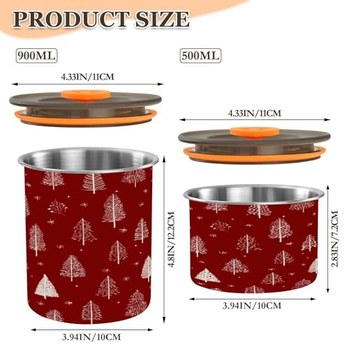 Envase hermético para café acero inoxidable 500 ml miniatura 2