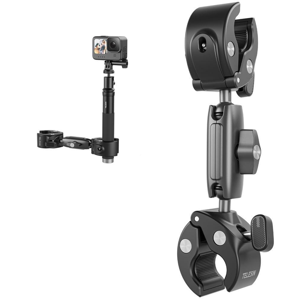 Generic Elfog Telesin Motorcycle Bike Monopod Bicycle Handlebar Panoramic Mount Invisible Selfie Stick Bracket For Go Pro 11 10 Insta-360 X3 - Black (B0CD5MWWGX) Amazon Price History, Amazon Price Tracker