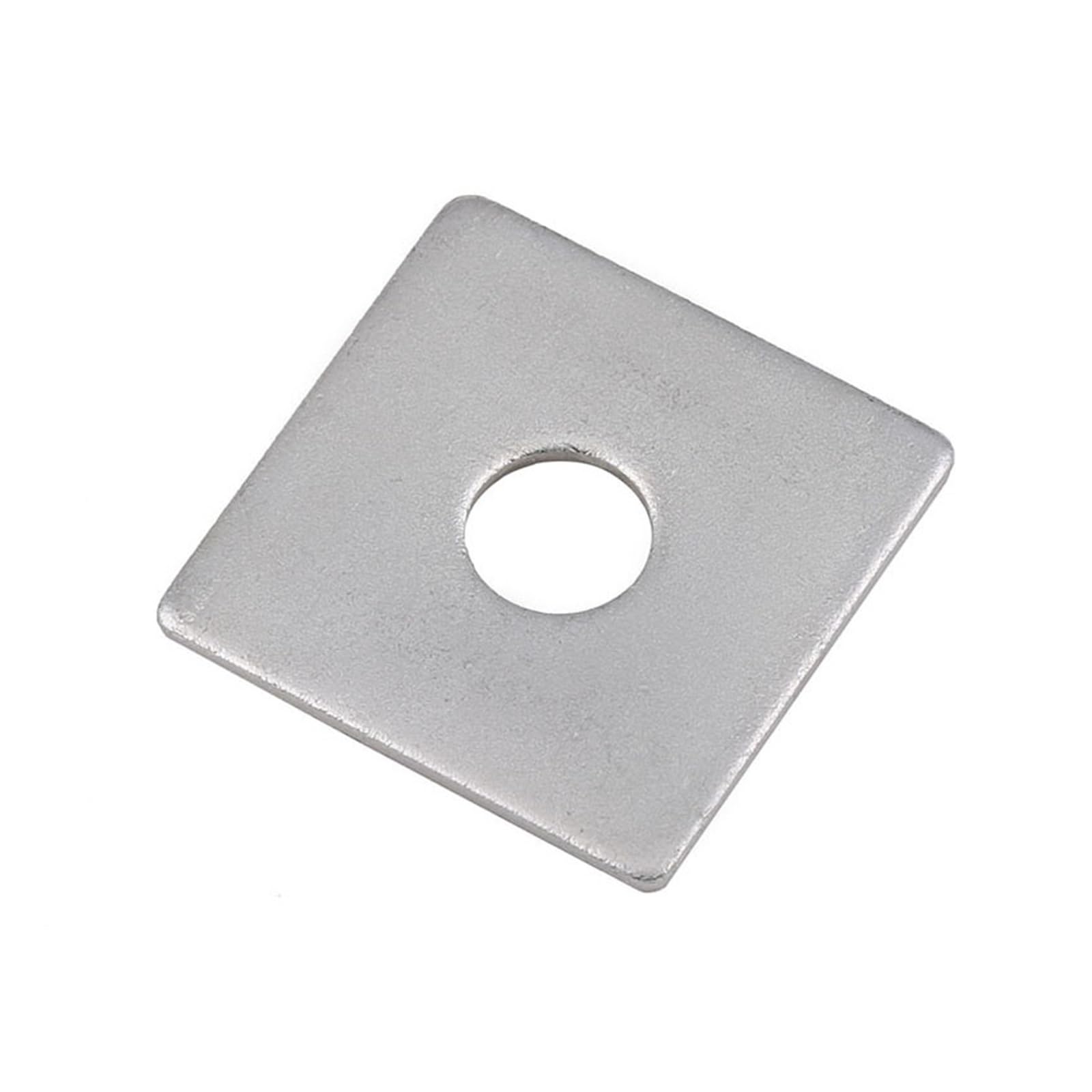 1/5/10 Uds M8 M10 M12 M14 M16 arandelas planas cuadradas junta de arandela chapada en Zinc brillante(10pcs,M14x40x3)
