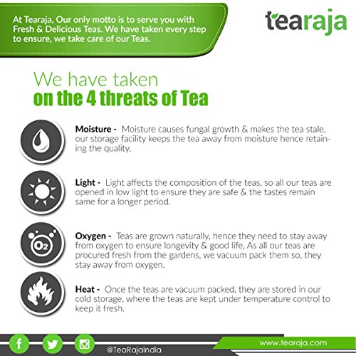 Tearaja Kolkata Masala Chai Tea 100 G | Premium Masala Tea with 100% Natural Spices | Ginger, Cardamom, Tulsi, Cloves, Black Pepper | Rich Taste and Aroma product image 7