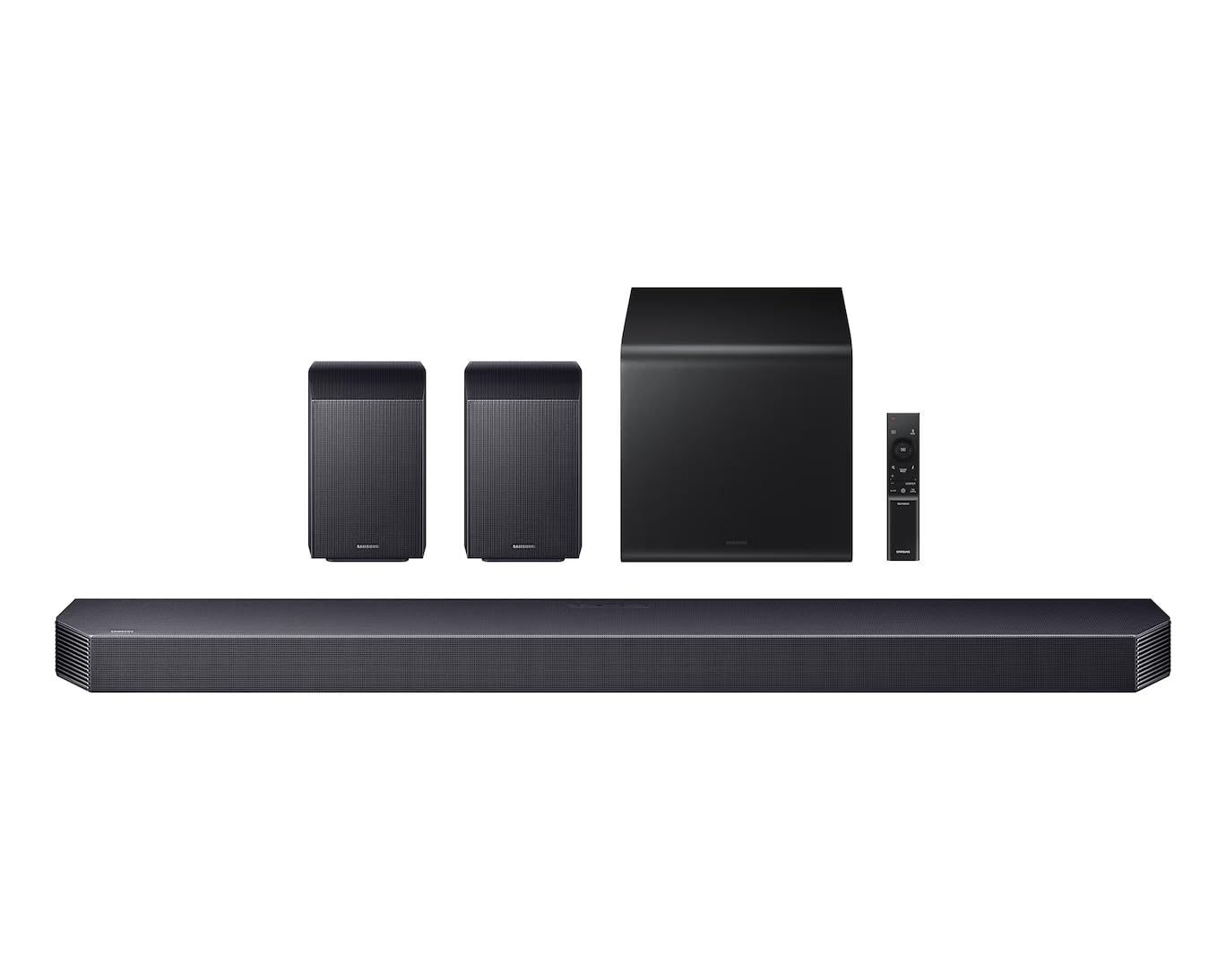 Q-Serie Samsungs Soundbar 9.1.4 ch w/Subwoofer + Rear Speaker Titan Black HW-Q930F/ZA