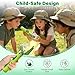 LEUOA Bug Catcher for Kids, Insect Trap Kit with 6X Magnifier Glass - STEM Educational Exploration Tool for Indoor and Outdoor,Christmas Birthday Gifts Toys for Adults, Boys, and Girls, Green