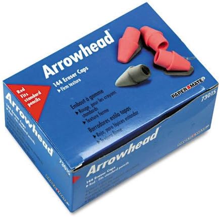 Paper Mate : Arrowhead Eraser Caps, 144 per Box -:- Sold as 2 Packs of - 144 - / - Total of 288 Each