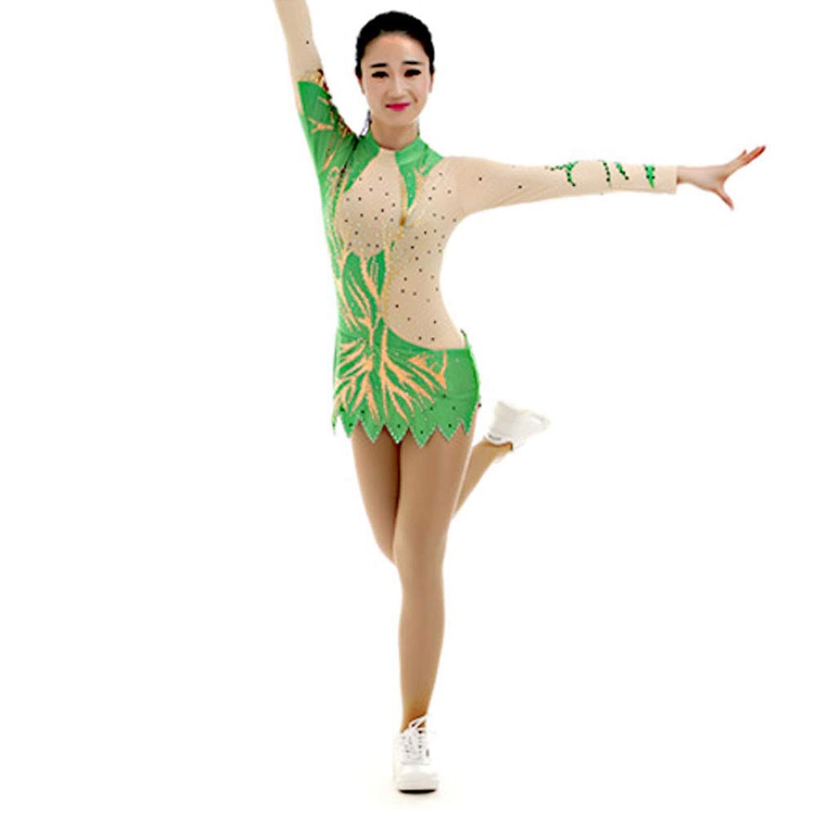 Body Da Ginnastica Ritmica Classica Ragazza Da Donna Abbigliamento Da Ballo Manica Lunga Abbigliamento Sportivo Traspirante Fatto A Mano