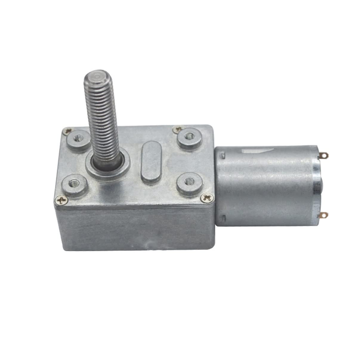 Micromotor 370 Motorreductor 24 V CC, Alto Par, Eje Roscado M8, 6rpm