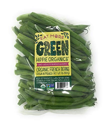 HIPPIE ORGANICS Organic French Beans, 16 OZ