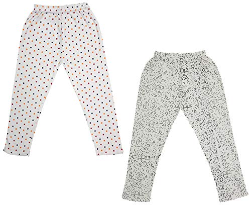 Image of indi weaves Girls Super Soft Cotton Solid Capri Pants Pack of 2