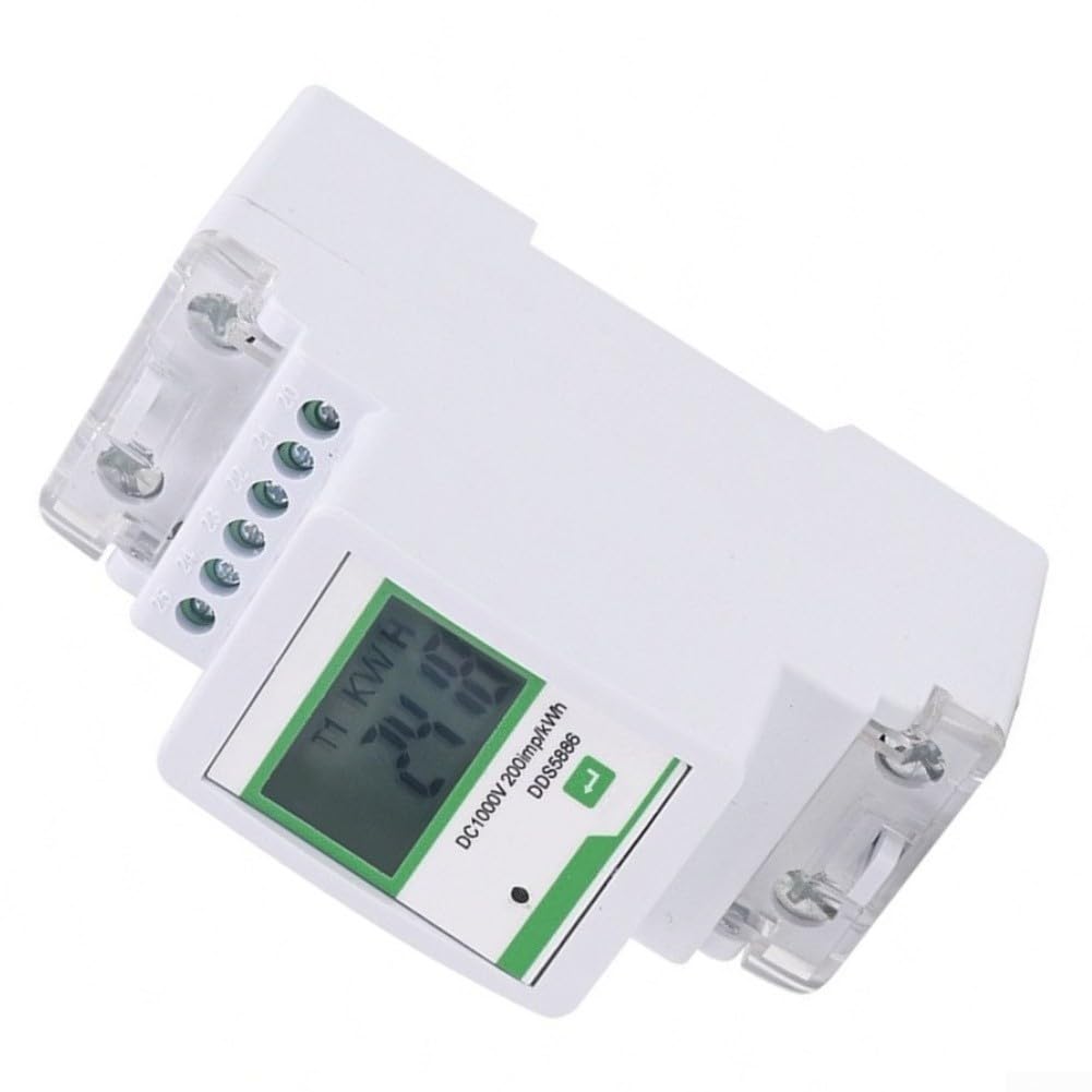 Contador de energía digital CC 48 V pantalla LCD RS485