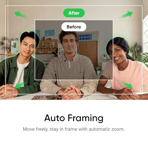 Insta360 Link 2C - 4K Webcam for PC/Mac, 1/2" Sensor, Auto Framing, HDR, AI Noise-Canceling Mic, Gesture Control for Streaming, Video Calls, Gaming, Works with Zoom, Teams, Twitch & More - Image 6