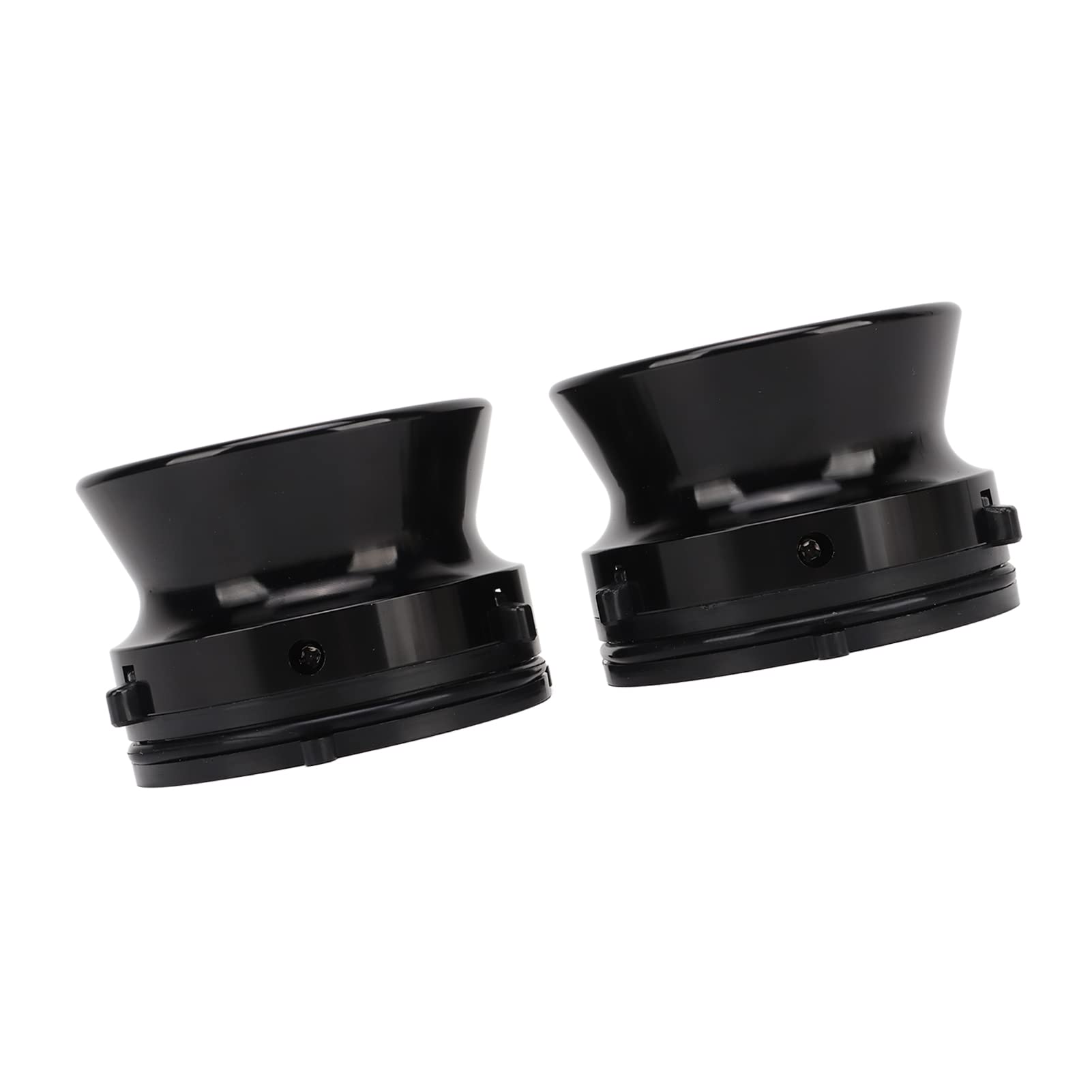 Adaptador de cubo NAB de 1 par 1 par, adaptador de cinta de aleación de aluminio de 10 pulgadas para carrete de carrete para grabadoras de cinta de carrete universal Studer (Negro)