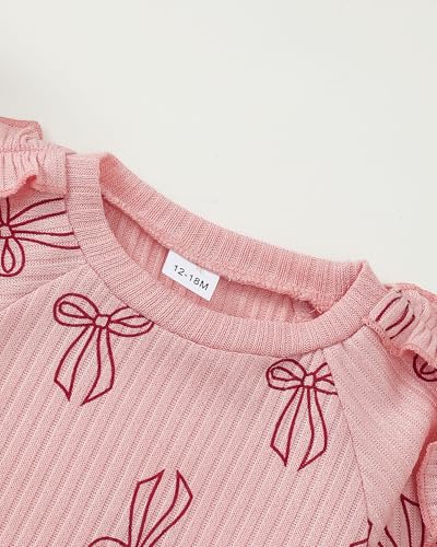 Image of Baby Toddler Girl Clothes Outfits Kids Sweatshirt Jeans Set Denim Pants Little Girls Clothes Toddler Outfit for Girls