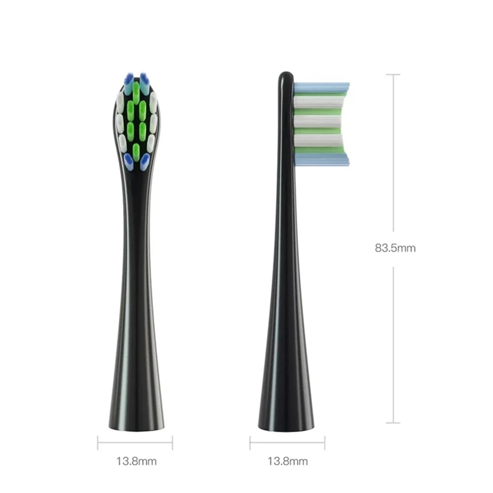 Testine morbide, compatibile con Oclean, Flow X X PRO Z1 | F1 One Air 2 SE, testine di ricambio per spazzolino sonico(12 WBlue)