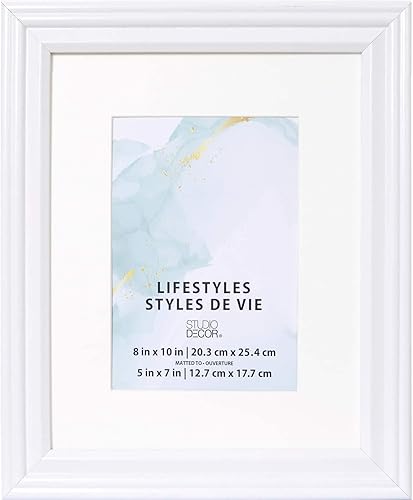Marco blanco con paspartú, Lifestyles de Studio Décor