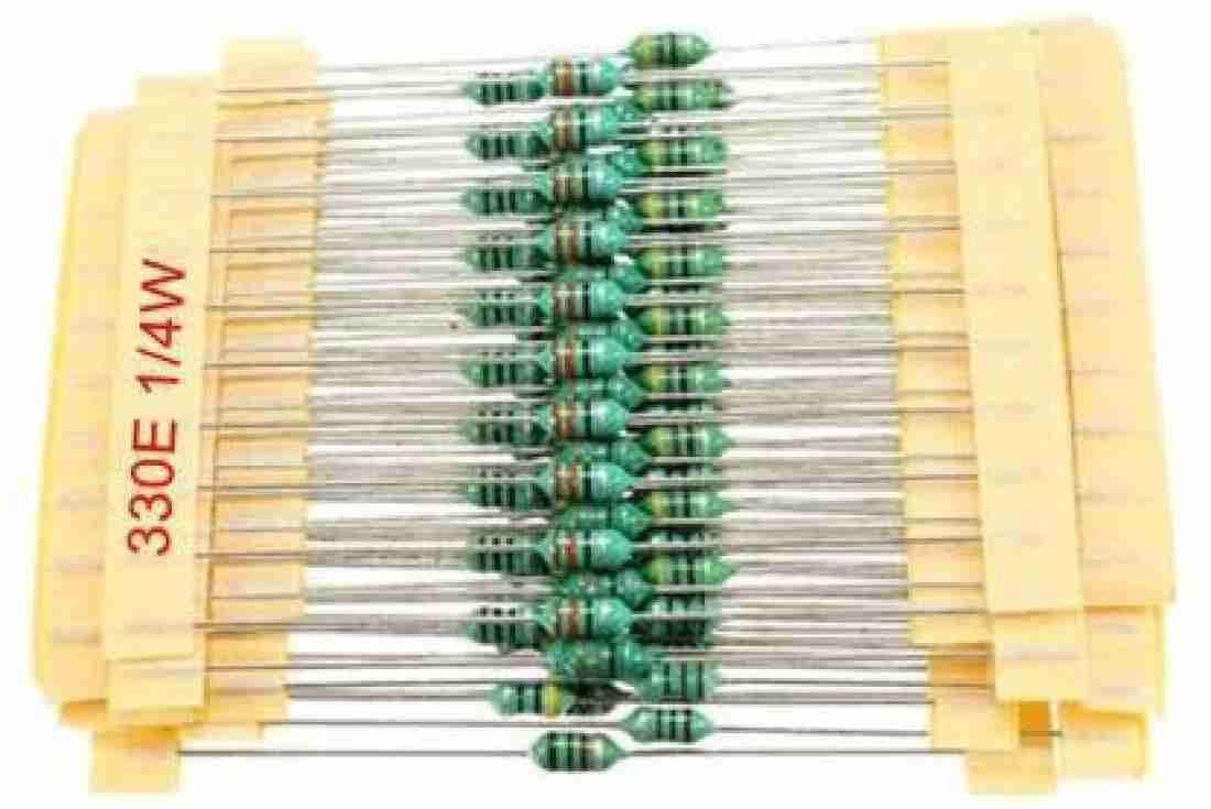 See full amazon price history chart for jivith 100 pieces of 330 Ohm 5% 1/4W CFR Through Hole Resistor Fixed Resistor jivith 100 pieces of 330 Ohm 5% 1/4W CFR Through Hole Resistor Fixed Resistor (B08TCL8MQN) Amazon Price History, Amazon Price Tracker
