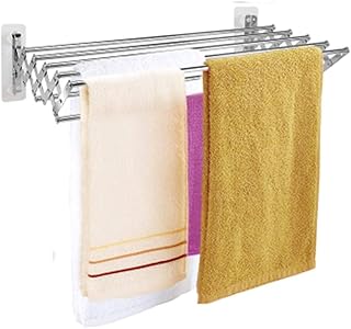 Naścienny składany stojak do suszenia, Suszarka do prania naściennym Suszarka Składane ubrania Świetne do pokoju, Łazienka Strona główna Składany Kryty I Outdoor Użyj oszczędzania przestrzeni Przechow