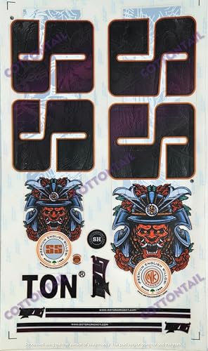 Image of Cottontail | 3D Digital DVL Edition | English Willow | Embossed Cricket Bat Sticker | Purple