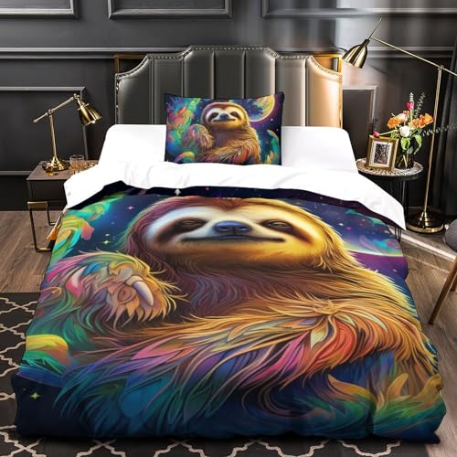Ensemble de literie loutre 3D microfibre de qualité supérieure - 4