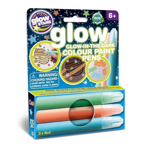 The Original Glowstars Company Creations Stylos phosphorescents Multicolore 225 x 90 mm
