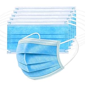 100 Pack Medical Disposable Face Masks for Protection, 3 Layers Safety Face Masks For Adults Daily Use