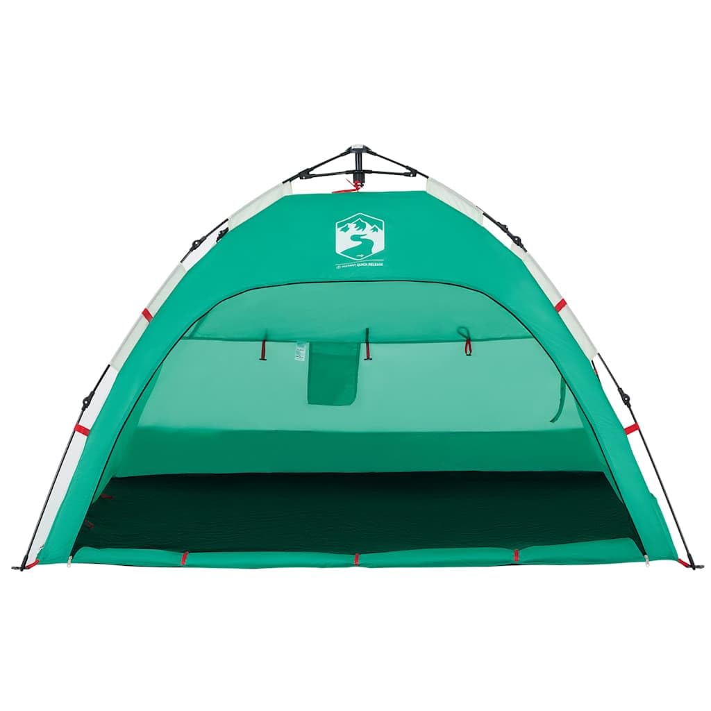 Tenda da spiaggia per 2 persone, impermeabile, verde