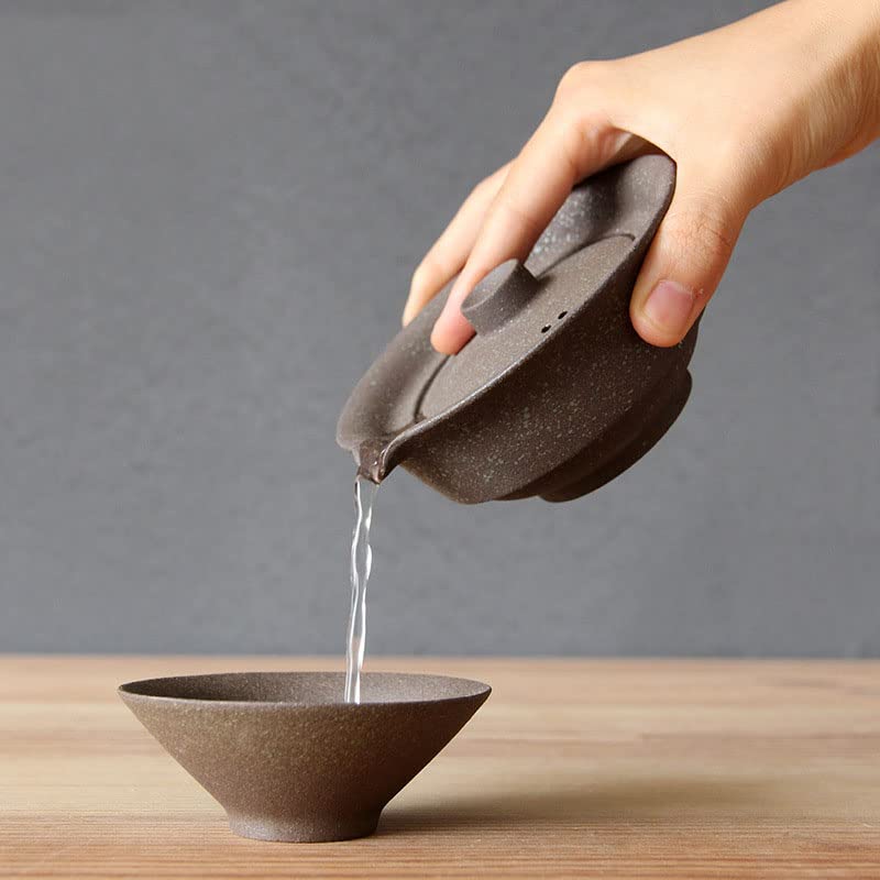 Tangpin Keramische Theepot Gaiwan Met 2 Cups Een T... - Vicedeal