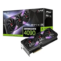 PNY GeForce RTX 4090 24GB XLR8 Gaming Verto Epic-X RGB Triple Fan Overclocked Grafikkarte, Black