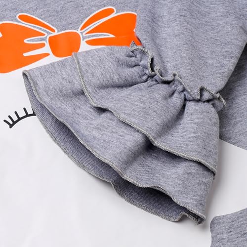 Image of Little Girls Outfits 2 Piece Toddler Long Sleeve Sweatshirt Leggings Pants Fall Winter Clothing Set 2-10 Years