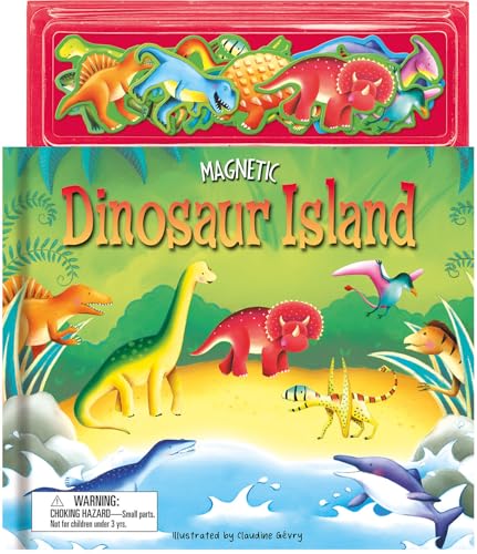 Magnetic Dinosaur Island: An interactive magnetic adventure for children aged 3+ (Magnetic Island Books) image 2