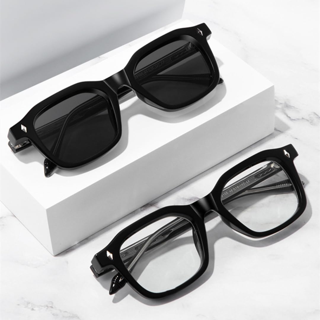 Okulary przeciwsłoneczne męskie retro luksusowe modne nity damskie okulary przeciwsłoneczne UV400 modne punkowe żółte zielone okulary przeciwsłoneczne