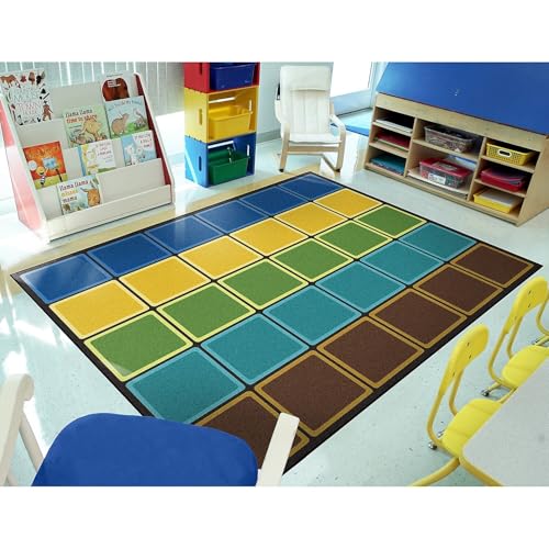 Tapete Joy Carpets Blocks Abound 7'8" x 10'9" miniatura 2
