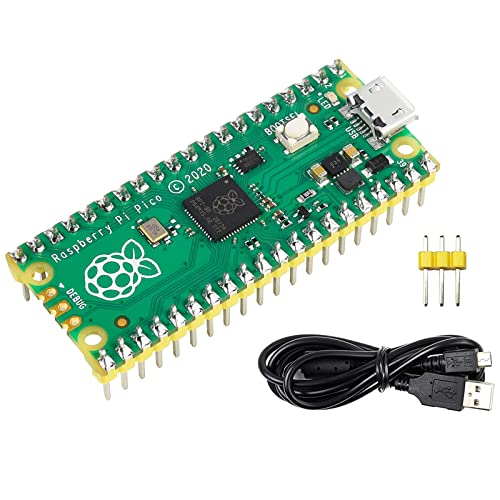 youyeetoo Pico Microcontroller Mini Development Board Based on RP2040 Chip, Dual-Core ARM Cortex M0+ Processor, Flexible Clock Running Up to 133 MHz