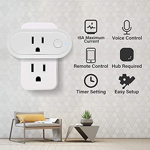 Sengled Smart Candle Bulbs 4PK Bundle with Smart Plug 4PK, Zigbee E12 Candelabra Smart Bulb and Smart Socket are Work with Alexa, Google Home, SmartThings, Smart Outlet Remote Control (Hub Required)