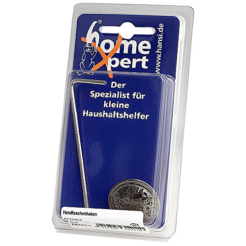 Home Xpert Handtaschenhalter, Silber, 10 cm Cover