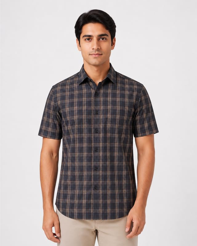 Image of Mens Half Sleeves Regular Shirt