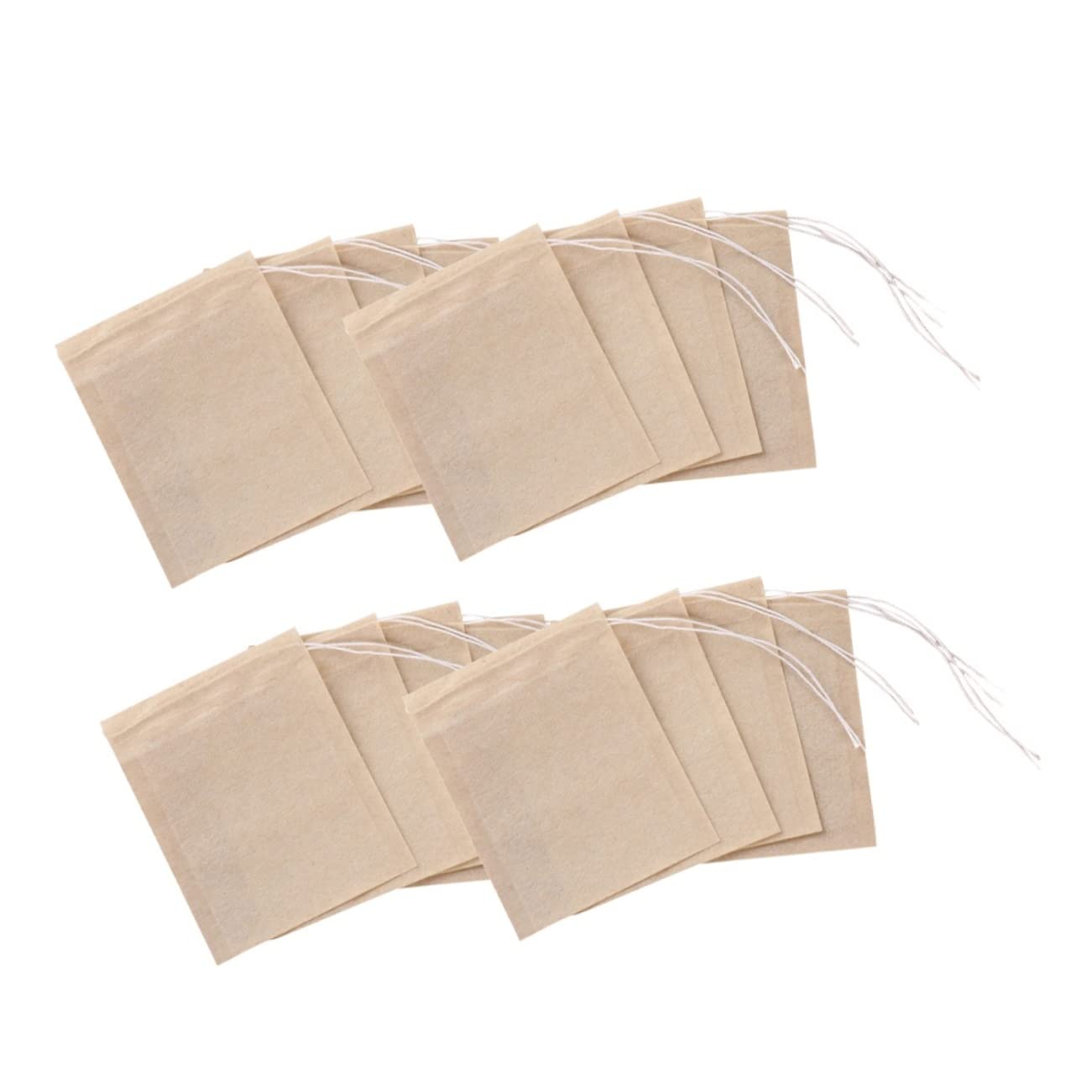 Cabilock 600piezas Bolsas De Té Desechables De Papel De Filtros Para Infusiones De Té Suelto y Café Cordón Para Uso Práctico y Limpio