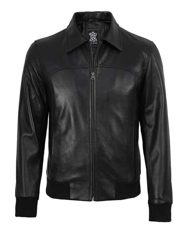 Image of Blingsoul Leather Jacket Men, Black and Brown Leather Jackets For Men